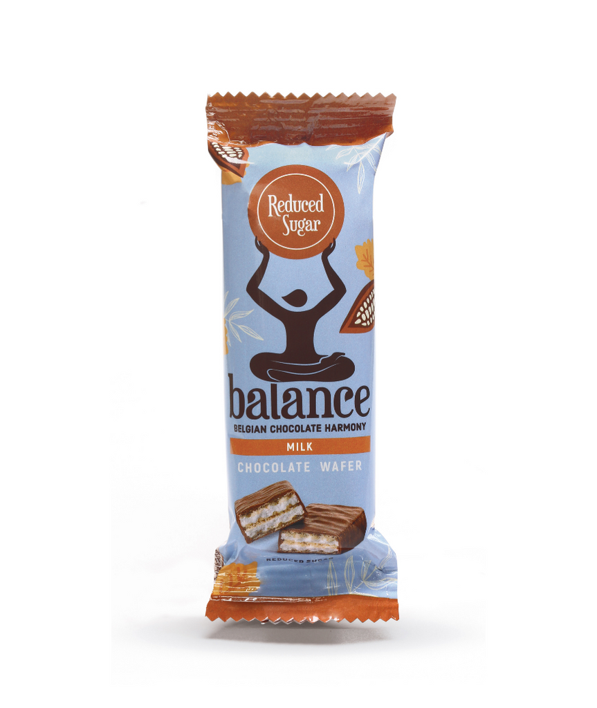 Balance - chocoladewafel verlaagd in suiker Chocolate wafer reduced in sugar