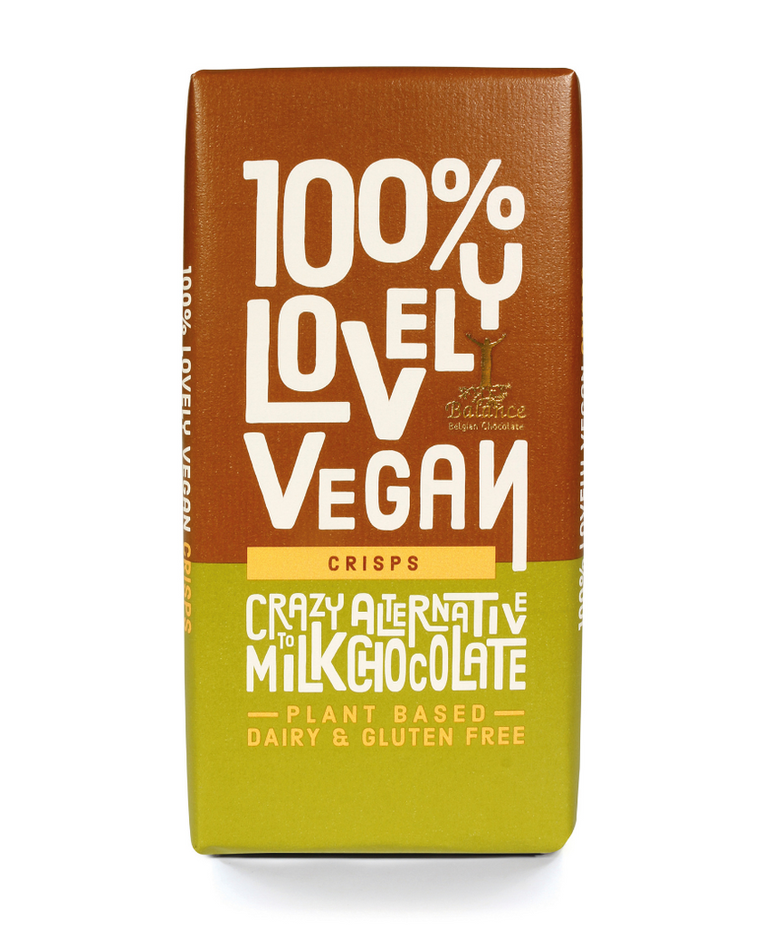 Balance - vegan melk chocolade crisps zuivel- en glutenvrij Vegan milk chocolate crisps dairy & gluten free